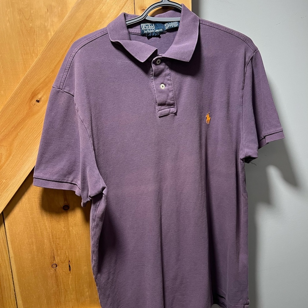 Polo by Ralph Lauren Purple Polo Shirt Classic Style